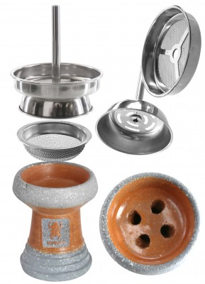 Kaya-Shisha Steinkopf-Set Natur