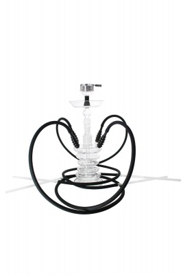 Kaya Caipi Glas-Shisha Komplett-Set f�r 4 Personen