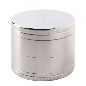 Edelstahlgrinder 63mm 4-teilig massive Kr�uter-Gew�rzm�hle aus R