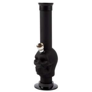 Acryl Skull Bong Schwarz 22cm