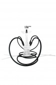 Kaya Caipi Glas-Shisha Komplett-Set fr 4 Personen